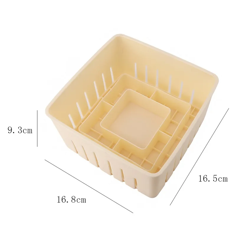 DIY Пластик тофу стемпер для домашнего пресс-форм производства коробка Кухня