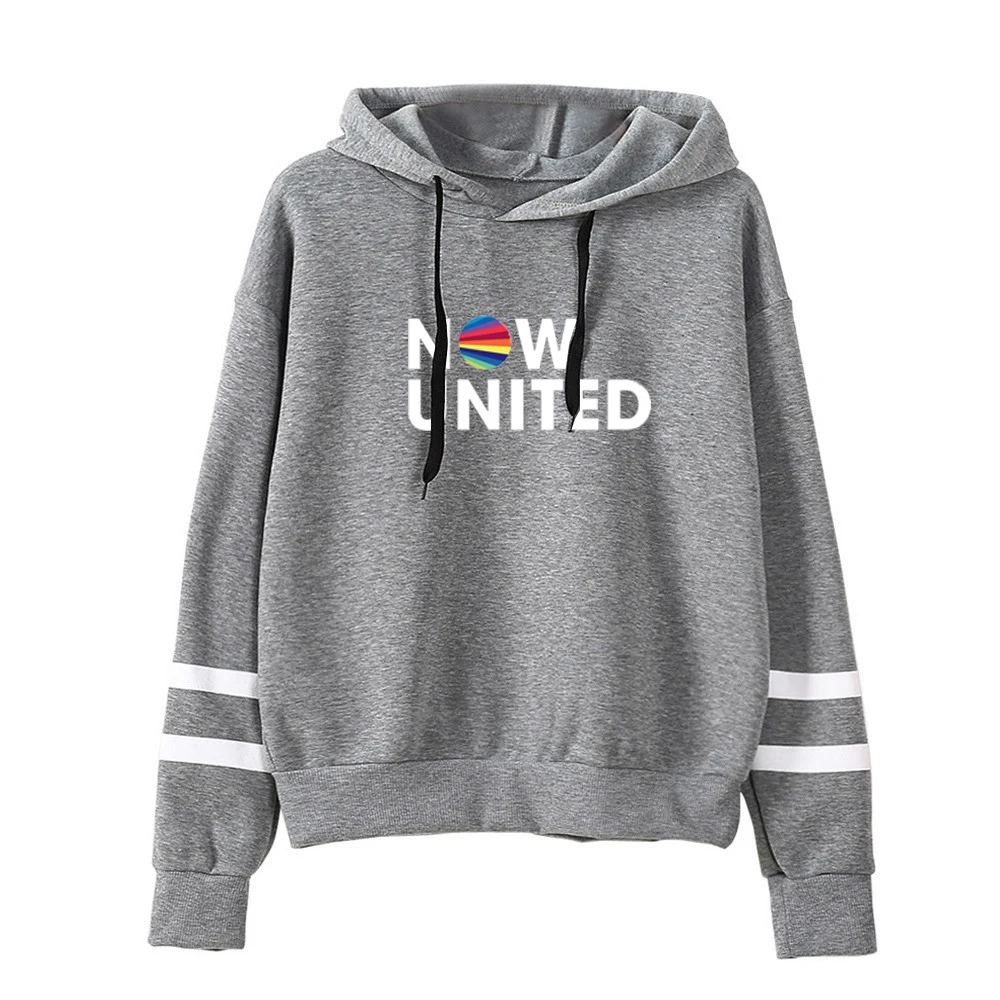 Толстовка с надписью Now United-Better для женщин пуловер Better United кавайный спортивный
