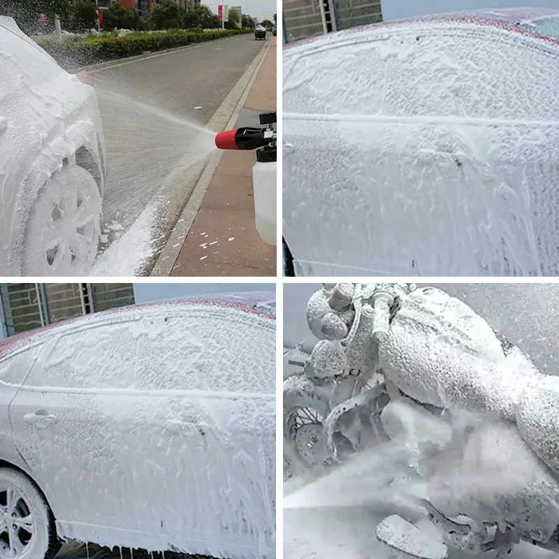 

Foam Generator For Karcher With Multiple Adapters Tornado Dry Cleaning Snow Foam Spray Pressure Washer Accessories