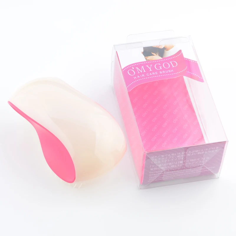 S shape White Модная распутывающая щетка для волос Мягкая зубная щетка для распутывания волос 4 цвета уменьшение выпадения волос - Цвет: S shape White