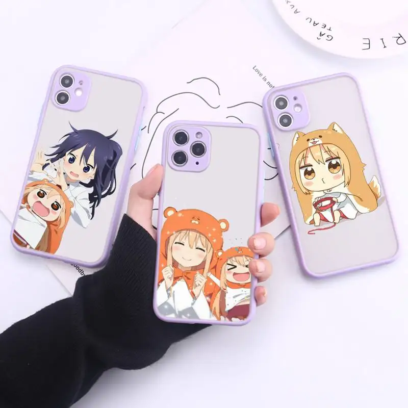 

Umaru Chan Anime Doma Umaru Phone Case Transparent Matte For IPhone 7 8 11 12 S Mini Pro X XS XR MAX Plus Cover Shell
