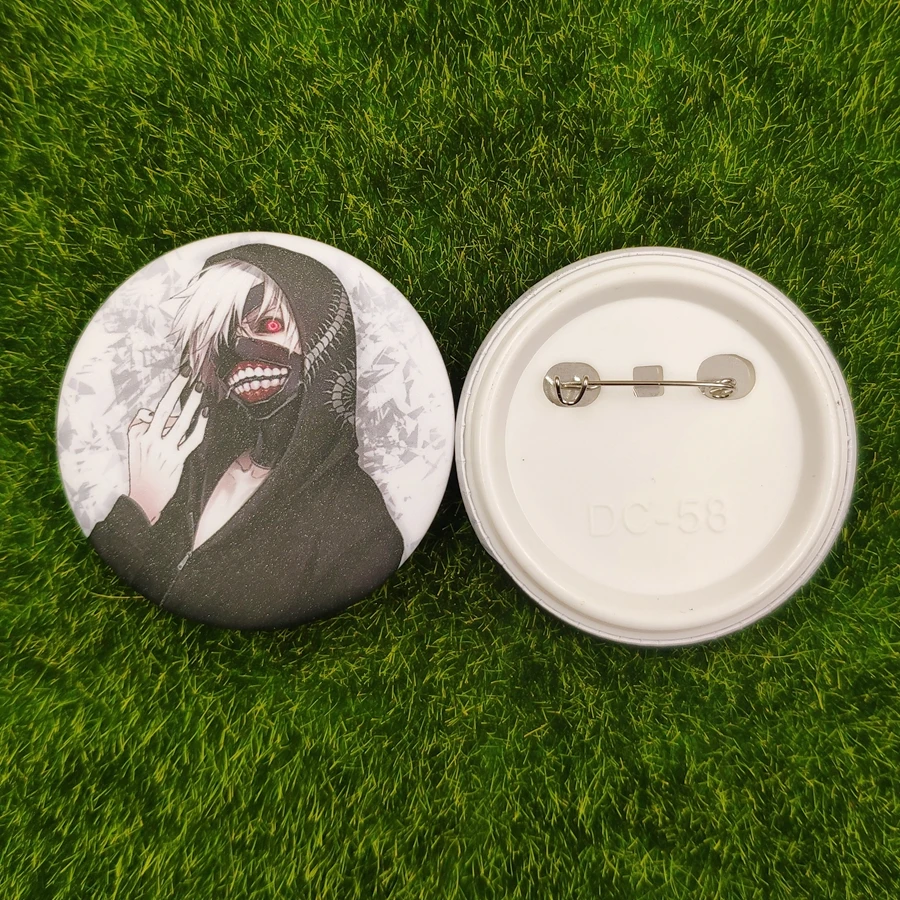 Японское Аниме Tokyo Ghoul брошь Kaneki Ken Touka Kirishima значок косплея рюкзаки пуговицы