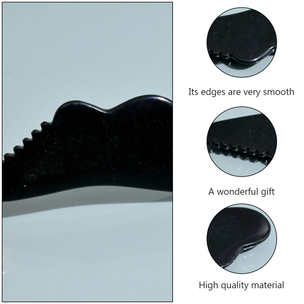 

1Pc Multifunction Massaging Comb Body Scraping Massager Massager Black