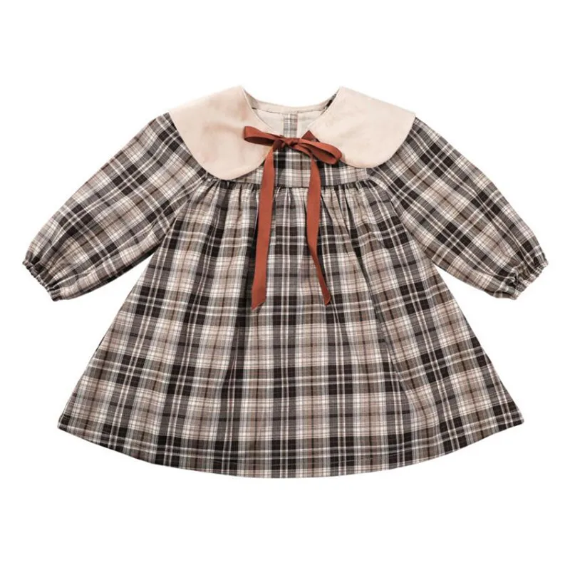 

Newborn Baby Girls Dresses Toddler Cute Cotton Dress Children Vestidos Long Sleeve Kids Princess Party Dress For 18M-8Y y16