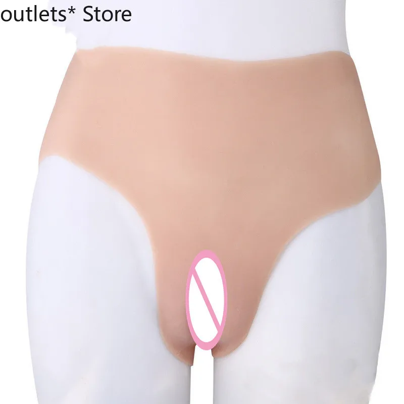 Full Silicone Underwear CD Trangender Butt Pads Enhancer Synthetic Leather  Men Bodysuit Sexy  Latex Underwear