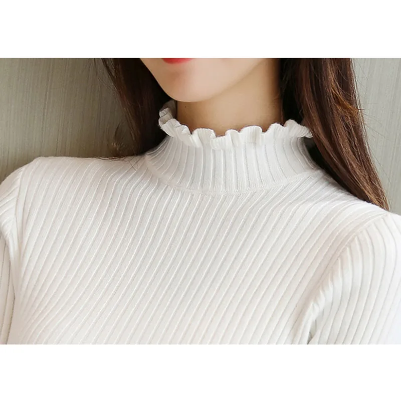 

Turtleneck Sweater Female 2020 Spring autumn Cashmere Knitted Women Sweater And Pullover Female Tricot Jersey Jumper Pull Femme