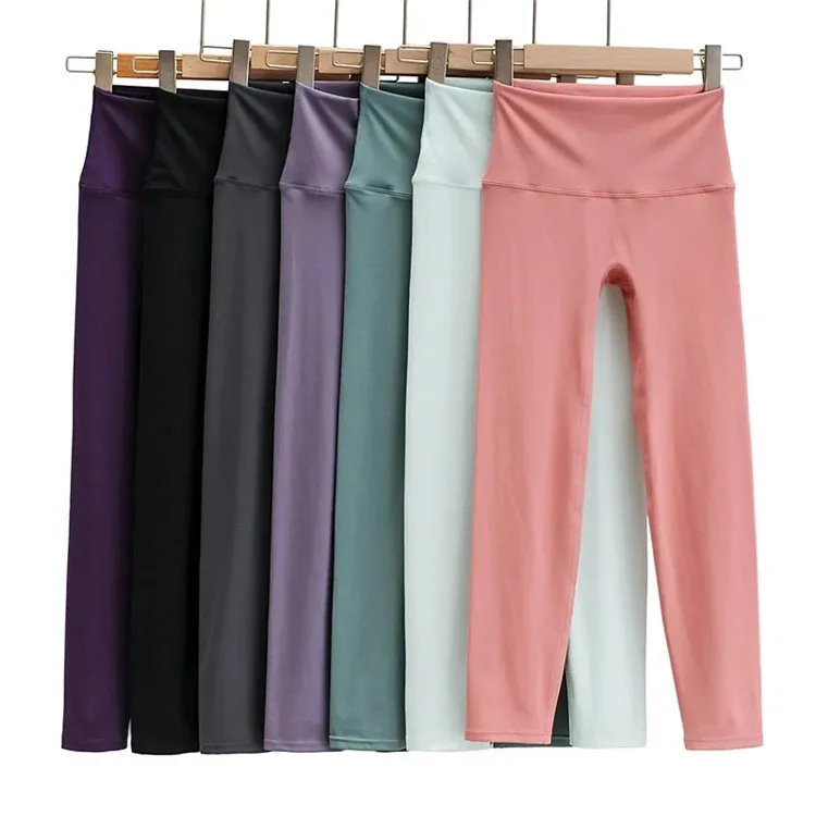 

Autumn new casual hundred set of basic tight fitness pants high waist thin solid simple trousers girl women high rise leggings
