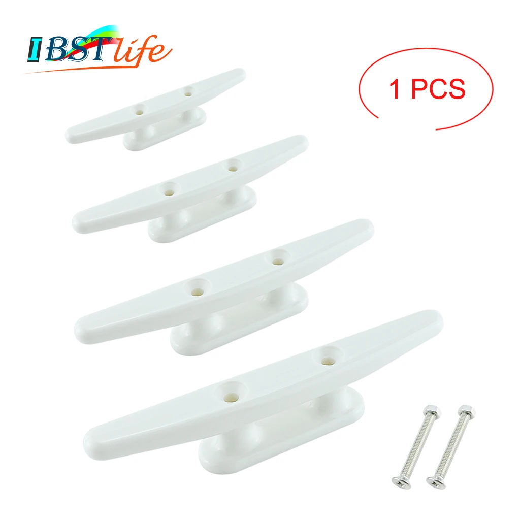 

Nylon Low Flat Cleat Open Base Cleat With 2 Screws Marine Boat Yacht Deck Line Rope Tie Kayak Canoe Deck Hardware Accessories