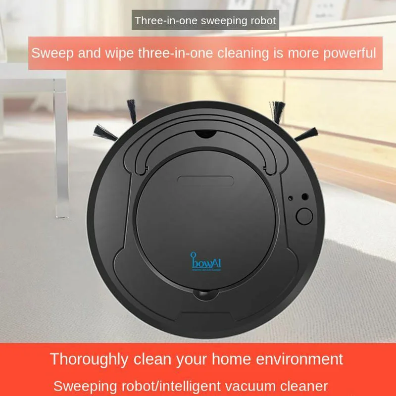 Робот пылесос для чистки и влажной швабры одновременно твердых полов ковров 100