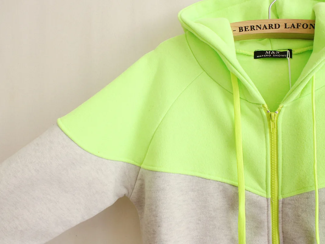 

Patchwork Hoodies Sweatshirts EuropeTops 2020 Women Casual Kawaii Harajuku Kpop Sweat Punk for Girls Clothing Korean