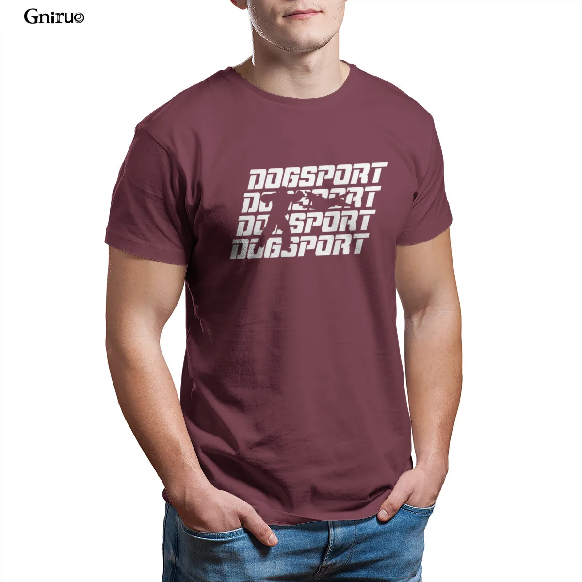 

Wholesale Dogsport Protection White Unisex Baseball T-Shirt Punk Streetwear Kawaii New JapaneseStyle Men Clothing 89962
