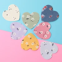 sewing repair elbow knee patches on love flowers patch for clothing jeans stripes stickers embroidered badge jeans clother