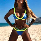 Купальник женский TELOTUNY, с глубоким V-образным вырезом, пуш-ап