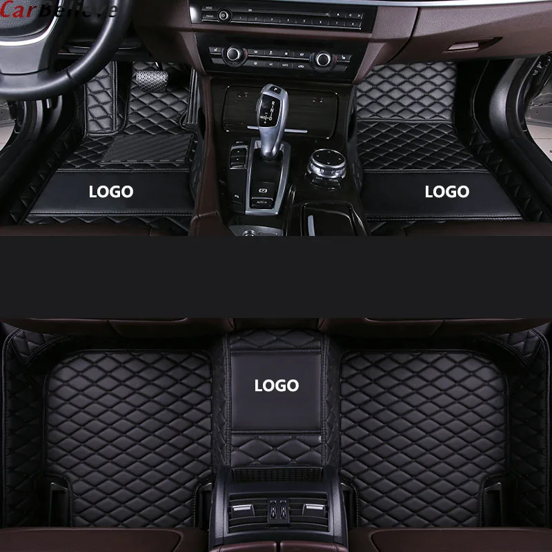 Leather Floor Mat All Weather Full Set Trimmable Heavy Duty Interior Car Carpet For Derways Shuttle | Автомобили и мотоциклы