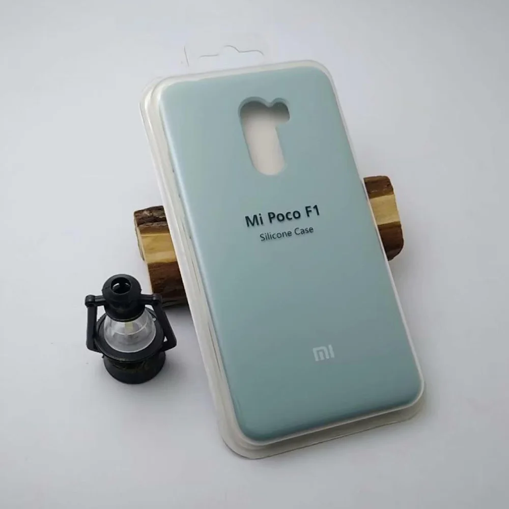 Original For Xiaomi Pocophone F1 Case Liquid Silicone Soft Protection Cover for Redmi Note 6 Pro |
