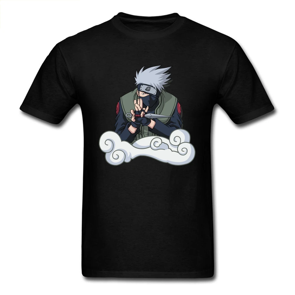 

kakashi hatake Round Neck Tshirts Summer Tops & Tees Short Sleeve Prevalent Pure Cotton Printed Sweatshirts Normal Men