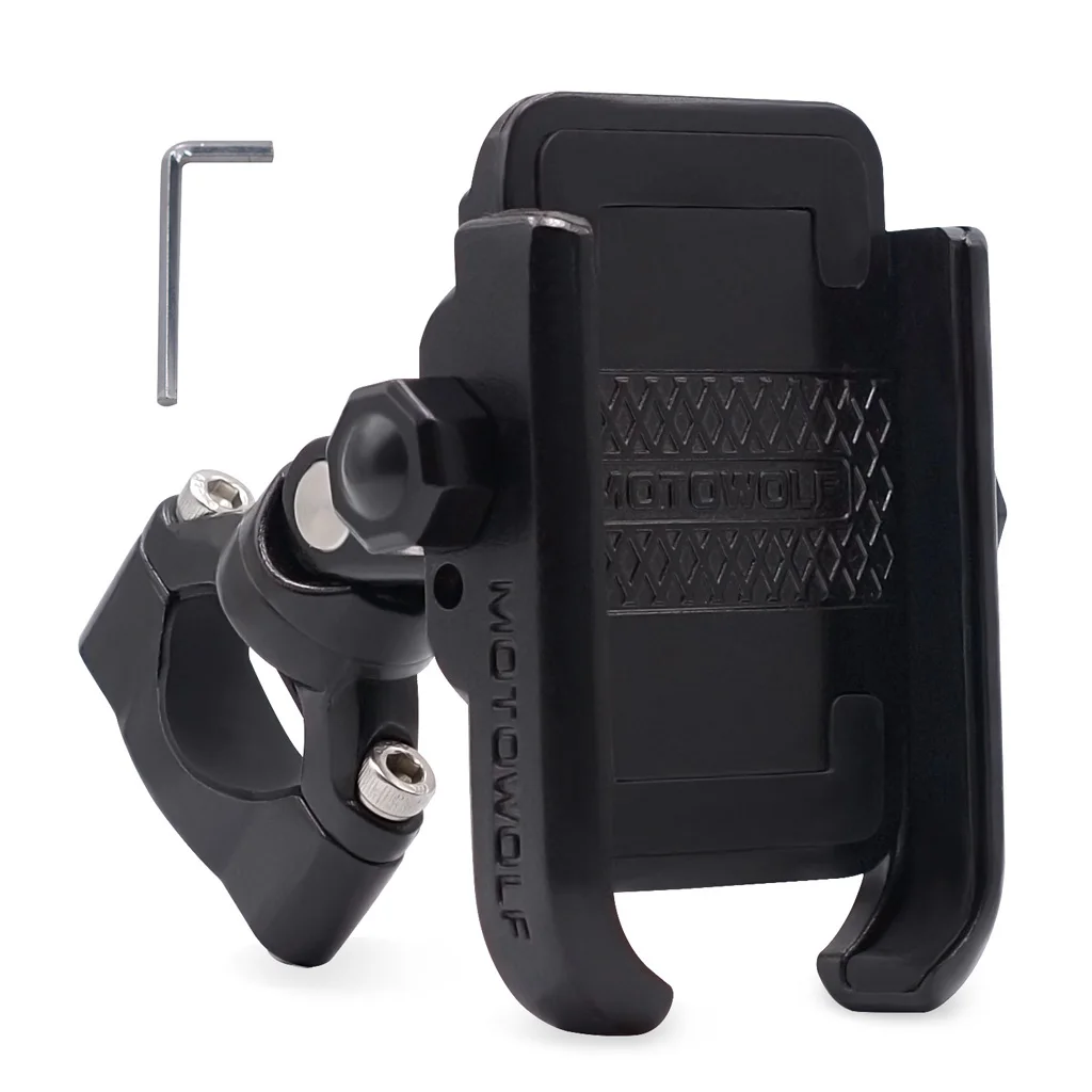 

Phone Holder Motorcycle Bicycle Motorbike Handlebar Aluminum Alloy Navigation Bracket Outdoor Riding for IPhone Xiaomi Samsung