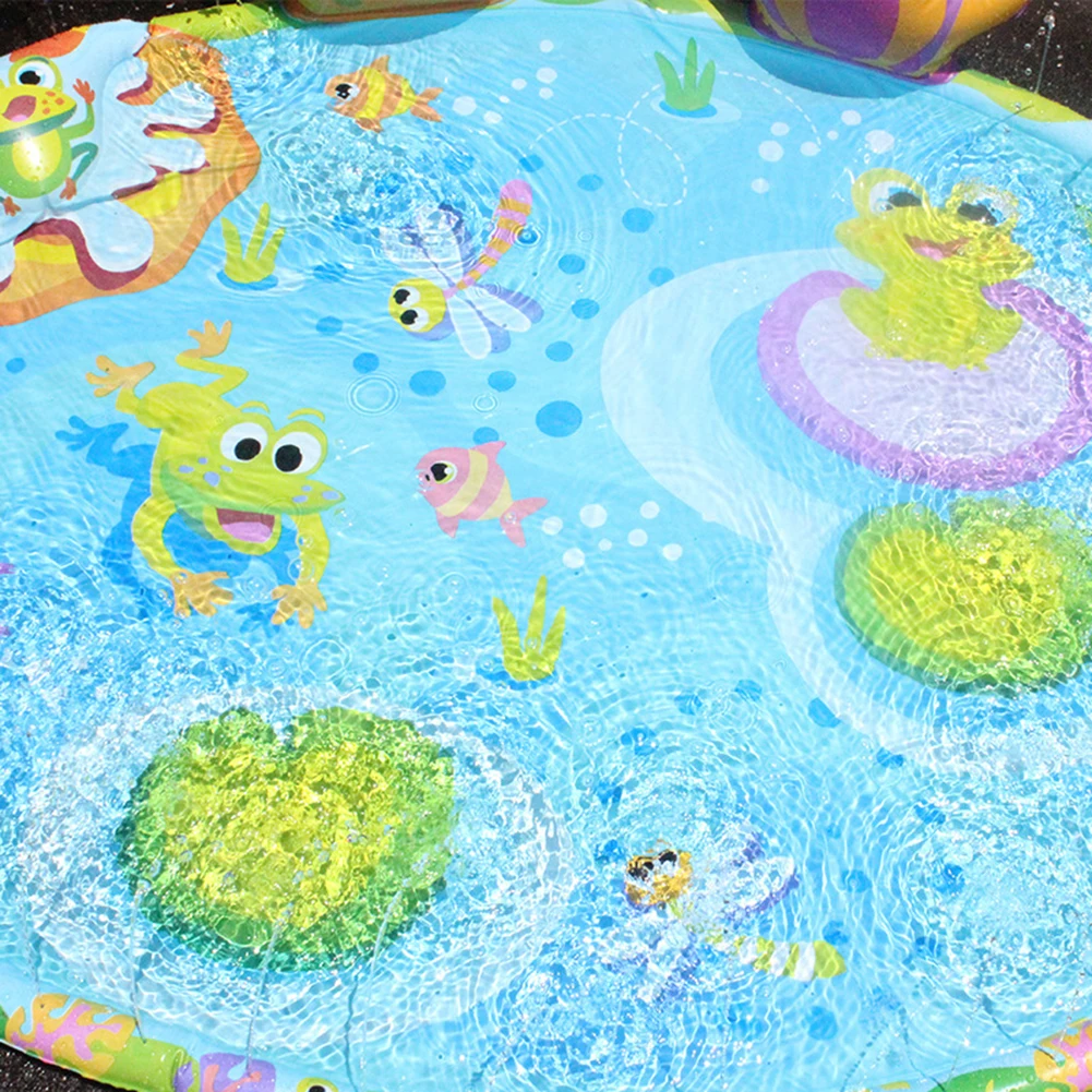 

Outdoor Lawn Beach Sea Animal Inflatable Water Spray Kids Sprinkler Play Pad Mat Water Game Beach Mat Cushion Toys