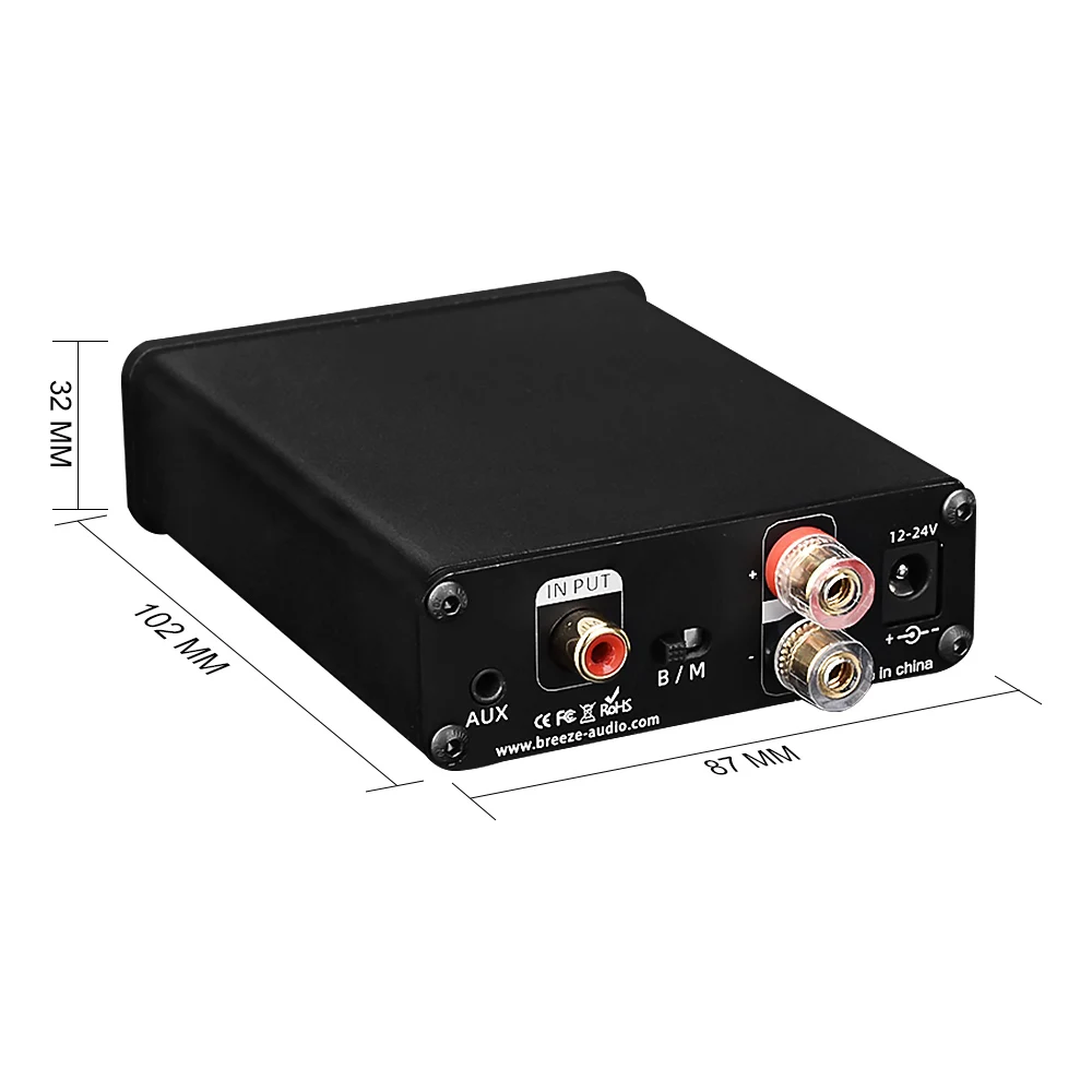 Усилитель звука BRZHIFI Mini HIFI TPA3116 100 Вт усилитель высокой мощности для сабвуфера