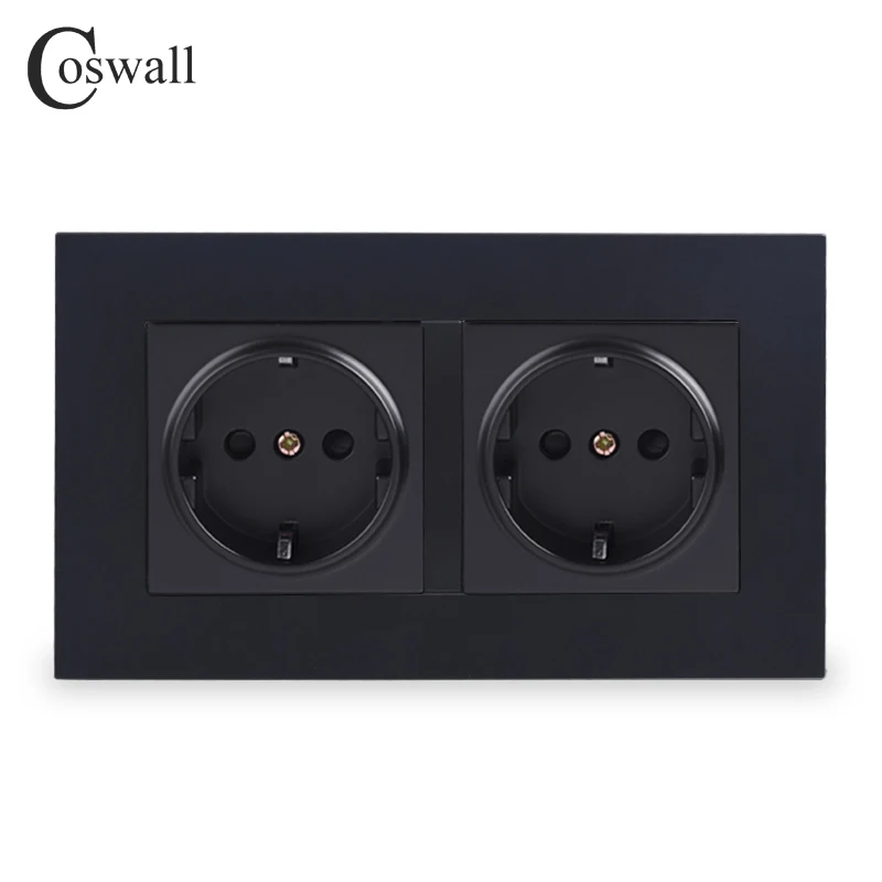

Двойная настенная розетка Coswall