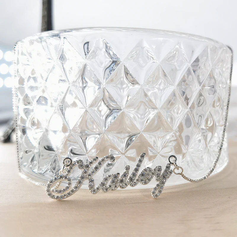 Женское Ожерелье с фианитом на заказ подарок Рождество и день рождения ювелирное