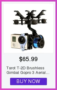 Таро GOPRO T-3D Характеристическая вязкость полимера металла 3-осевой бесщеточный шарнирный замок для экшн-Камеры GoPro Hero 4 Session TL3T02