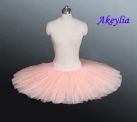 peach pink professional basic ballet rehearsal tutu skirt for dance half tutu skirt dress 10 colors ballerina practice tutu kids
