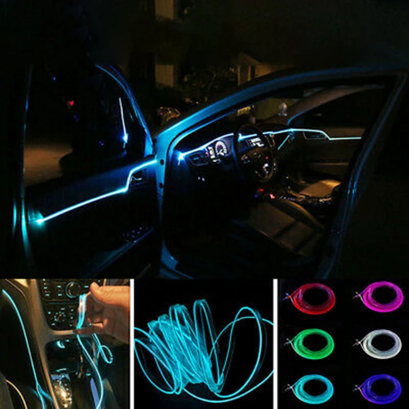 

10Pcs Car RGB Atmosphere Light Car Interior Decoration Light APP Control Atmosphere Light Footlight