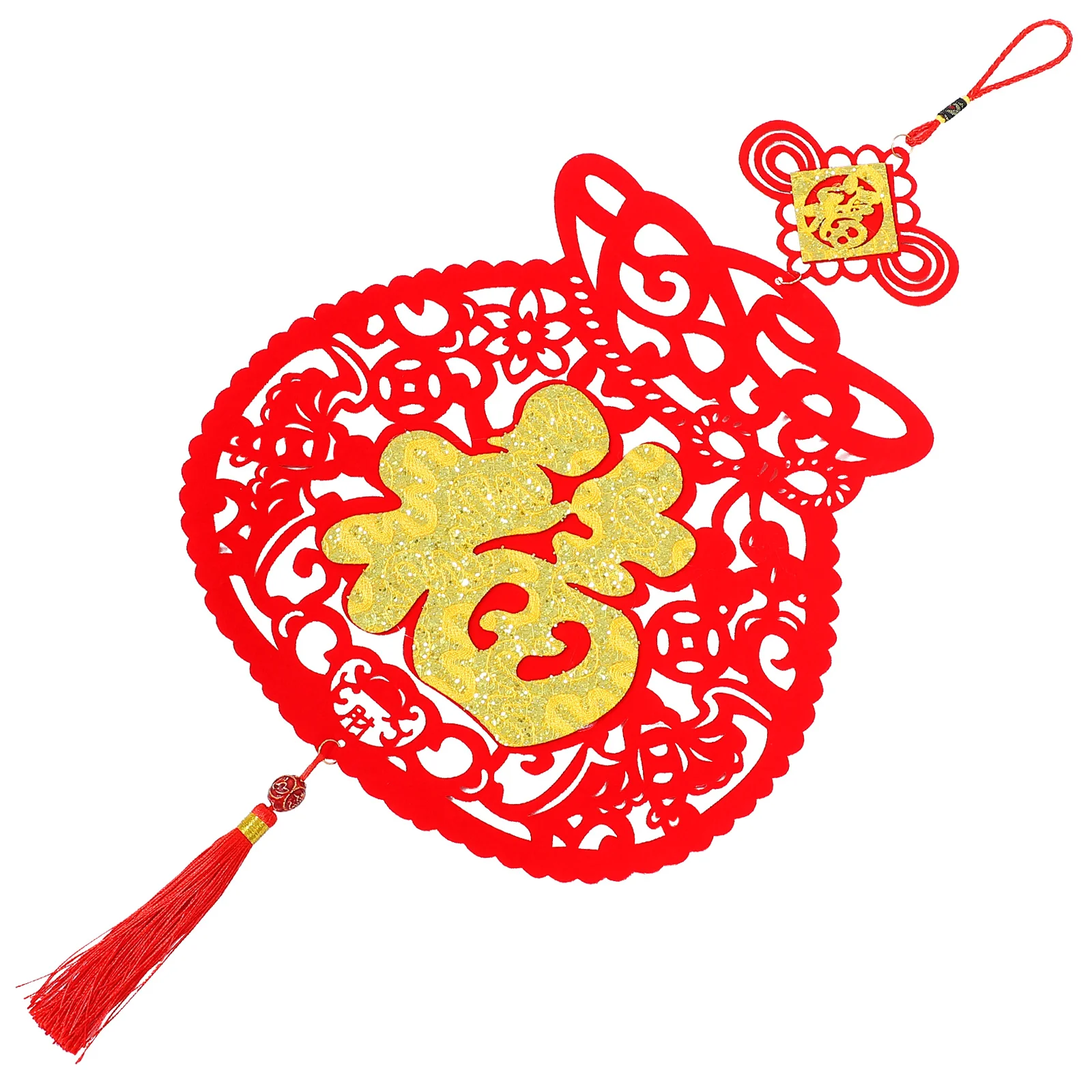 

1 Pc New Year Pendant Festive Hanging Pendant Spring Festival Decorative Prop