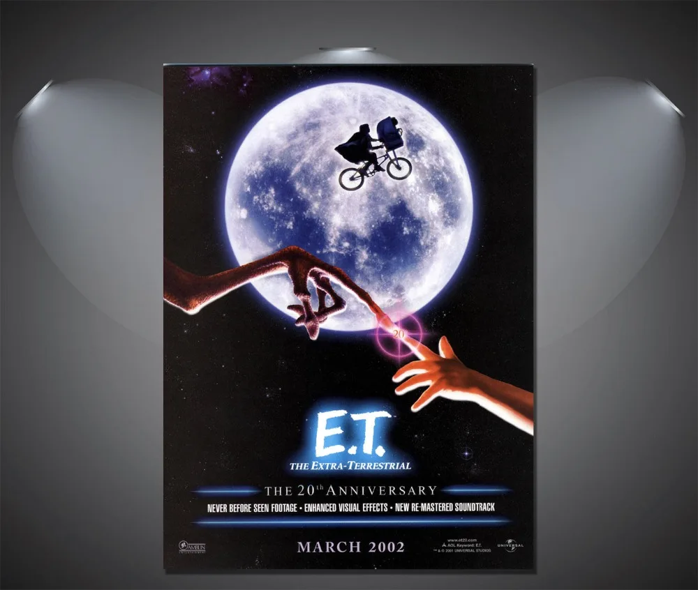 E.T. ET Vintage SILK плакат декоративной живописи 24x36inch|Рисование и каллиграфия| |
