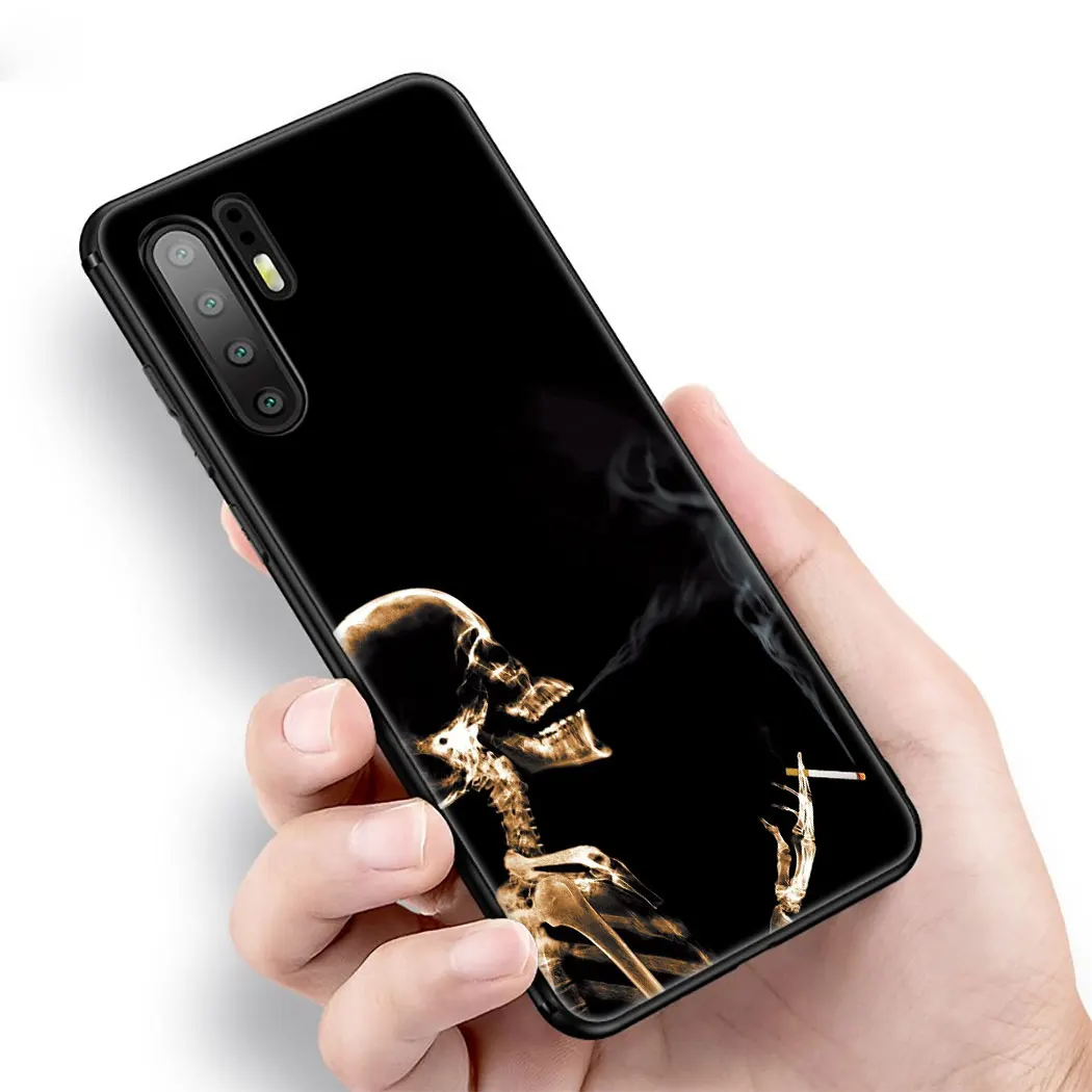 No smoking Soft Silicone Case for Huawei P Smart Z Plus 2019 P30 P20 P10 Lite Pro Phone Cover |