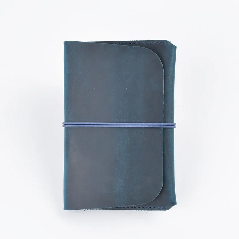 Обложка для паспорта мужская из натуральной кожи винтажная ручной работы