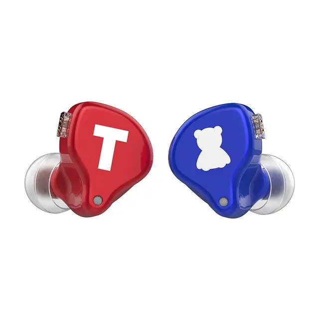 Red Blue TFZ S2 PRO Hifi музыкальный монитор DJ Studio стерео MP3 Musick плеер наушники 3,5 мм линейный тип 0,78 мм контактный HiFi наушники - Цвет: Red Blue