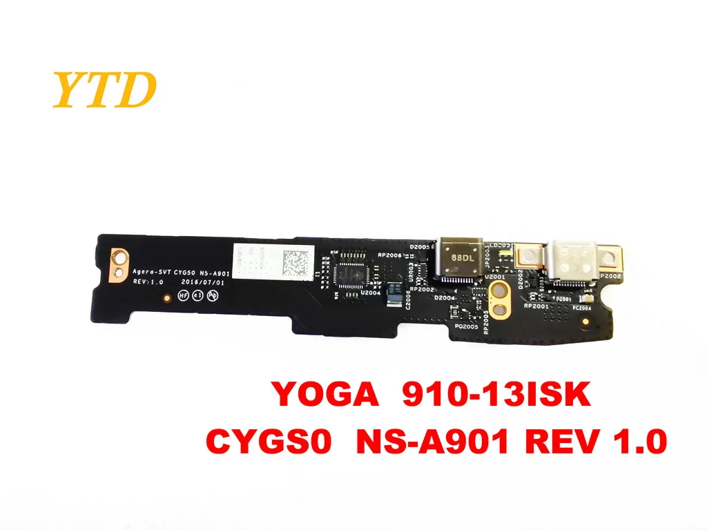 Для lenovo Yoga 910-13ISK Yoga 910-13 USB доска YOGA 910-13ISK CYGS0 NS-A901 REV 1,0 протестирована хорошая