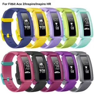 Silicone Strap For Fitbit Ace 2 Kids Band Replacement Accessories Bracelet For Fitbit Inspire/Inspir