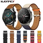 Ремешок из натуральной кожи для Huawei GT 2 2e 2 Pro, спортивный сменный Браслет для наручных часов Huawei GT2 42 мм 46 мм