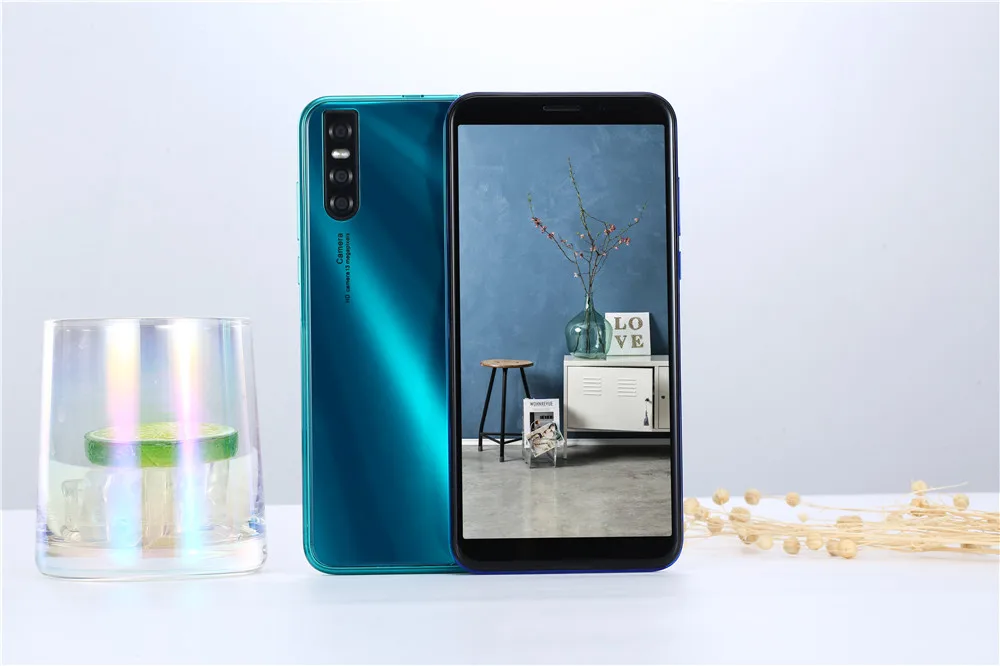 Оригинальные смартфоны A7 Pro 18:9 с распознаванием лица Android 4 Гб ОЗУ + 64 ПЗУ сотовые