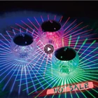 Лампа на солнечной батарее, плавающий подводный светильник в форме шара, меняющий цвет, для бассейна, вечеринки, уличный ночник на солнечной батарее