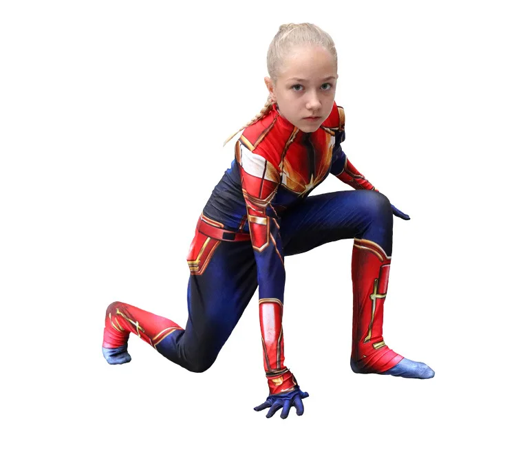 Детский роскошный костюм супергероя для девочек на Хэллоуин Карнавальные