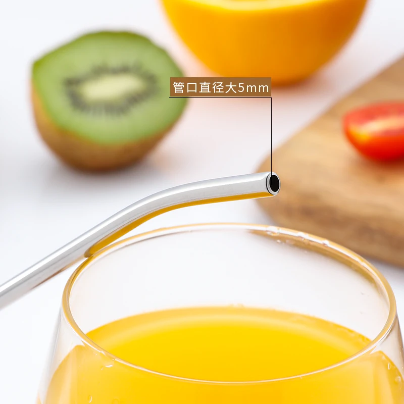 Многоразовые металлические трубочки для питья в качестве помешивая ложкой 304