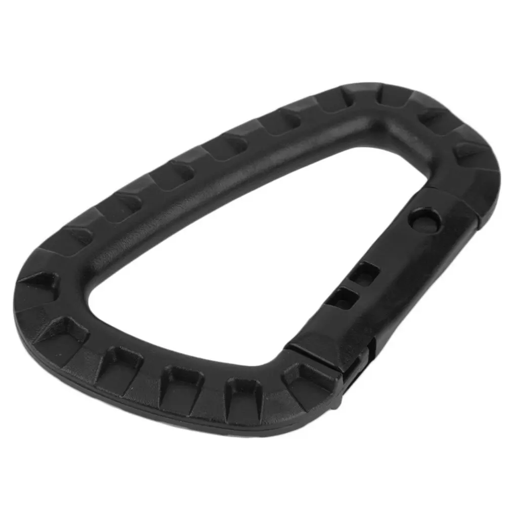 

Outdoor Climbing Carabiner Hook D Shape Buckle Carabiner Survial Key Chain Climb Hook Clip Backpack Buckle Keychain