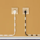 Самоклеящийся органайзер для проводов, 20 шт.упак., пластиковый зажим для кабеля, зажим для проводов, держатель с креплением