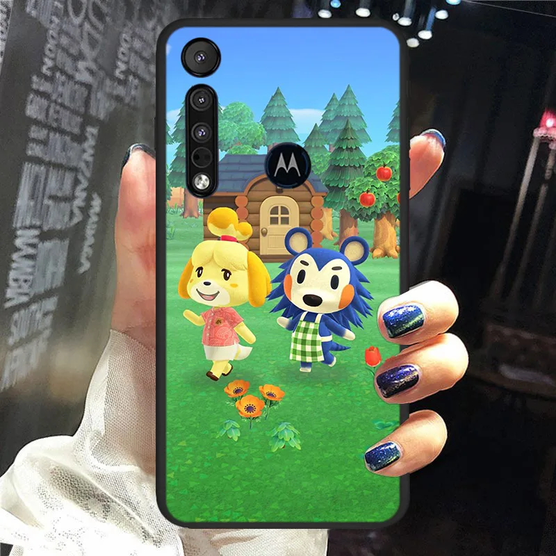 

Cartoon Animal Crossing For Motorola G9 G8 G 5G Power Lite Stylus One Hyper Marco Fusion Edge Plus E6 E7 Play Phone Case