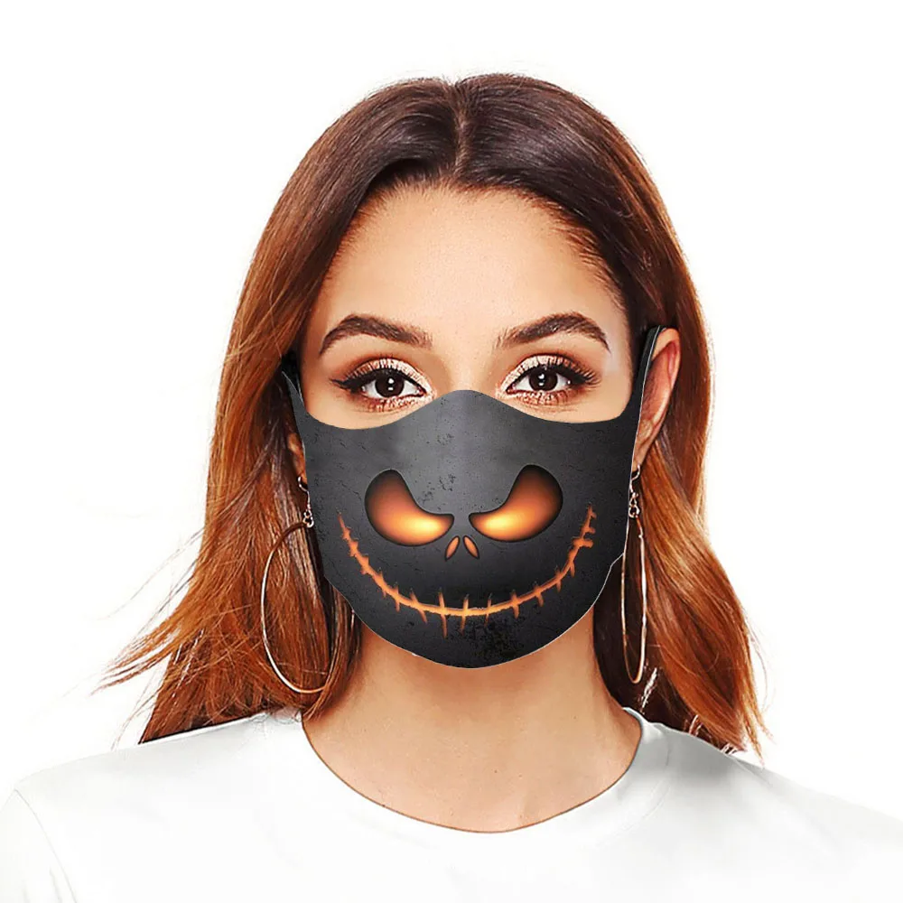 Забавные женские и мужские маски для косплея на Хэллоуин ужасная многоразовая