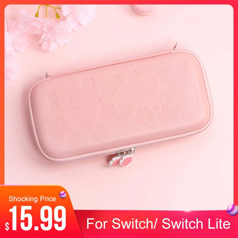 Новинка 2020 Портативная сумка для хранения Sakura Дорожный чехол Nintendo Switch lite