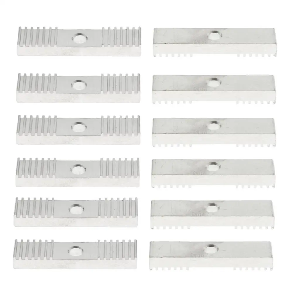 12 шт. GT2 зубчатый ремень зажим крепежный блок Крепежная пластина для аксессуаров