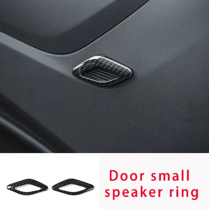 Prezzo Per Camaro Bumblebee 17-20 Porta In Fibra Di Carbonio Piccolo Altoparlante Anello Di Stampaggio Trim