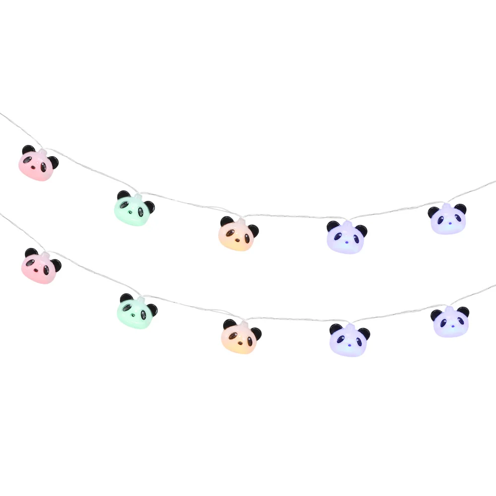 

1 Set Led Lights Panda Shaped Led String Lights Bedroom Party Decor