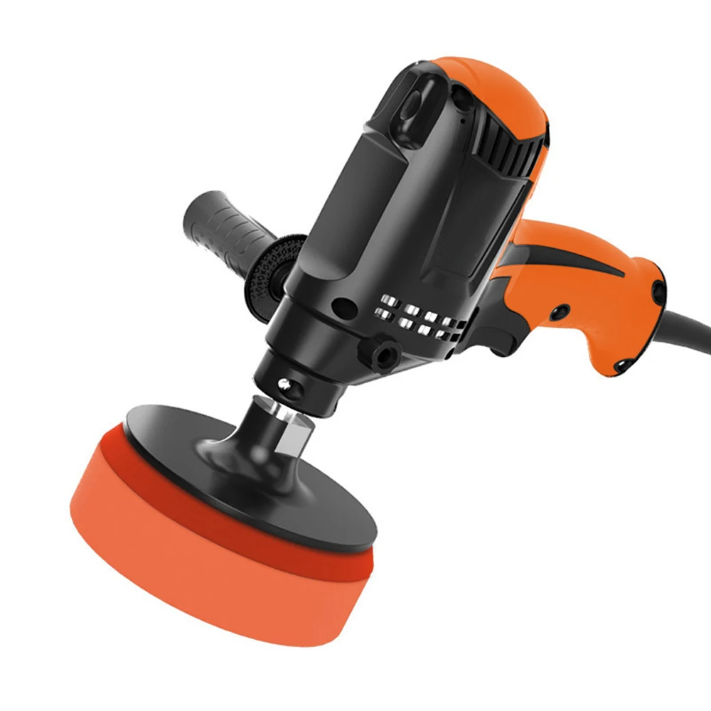 

980W Multifunctional Car Polisher Waxing Machine Automobile Grinding Electric Polishing Power Tool Six Gears Adjustable Speed