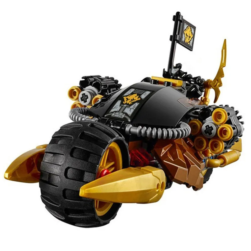 737 шт ниндзя строительные блоки игрушки для детей DIY Развивающие Совместимые